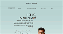 Desktop Screenshot of dranilsharma.co.nz